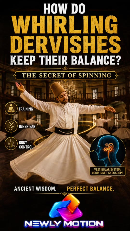How Do Whirling Dervishes Spin Without Getting Dizzy?